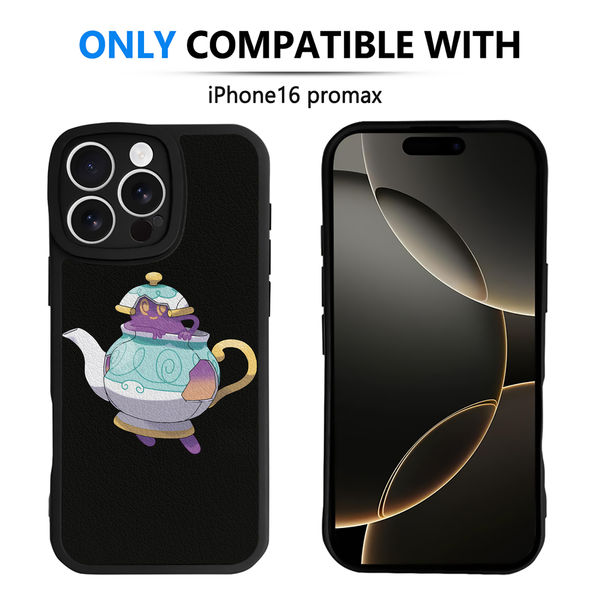 （画像用） ポケットモンスター Pokémon 【iPhone 16シリーズ対応】シリコンスマホケース（レザー調） 材質：シリコン